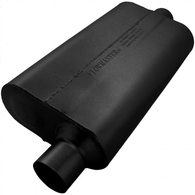 Flowmaster 50 Series Delta Flow Chambered Muffler<br>2.50 Offset In / 2.50 Center Out
