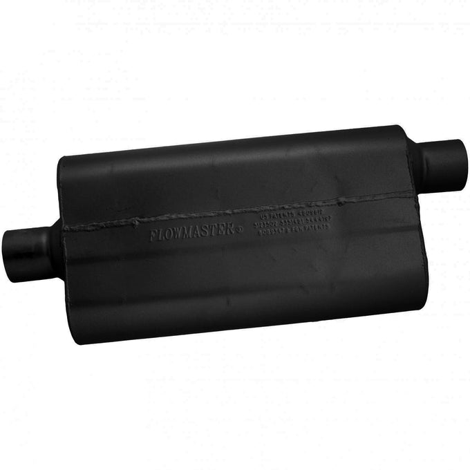 Flowmaster 50 Series Delta Flow Chambered Muffler<br>2.50 Center In / 2.50 Offset Out