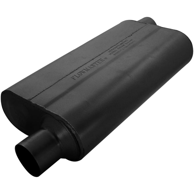 Flowmaster 50 Series Delta Flow Chambered Muffler<br>2.50 Offset In / 2.50 Offset Out