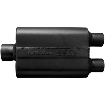 Flowmaster 40 Series Delta Flow Chambered Muffler<br>3.00 Center In / 2.50 Dual Out