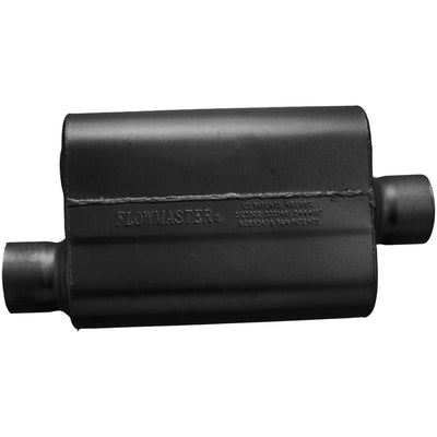 Flowmaster 40 Series Delta Flow Chambered Muffler<br>3.00 Offset In / 3.00 Center Out