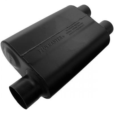 Flowmaster Super 44 Series Chambered Muffler<br>3.00 Offset In / 2.50 Dual Out