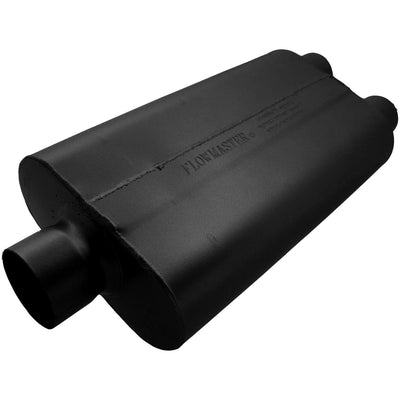 Flowmaster 50 Series Delta Flow Chambered Muffler<br>3.00 Center In / 2.50 Dual Out