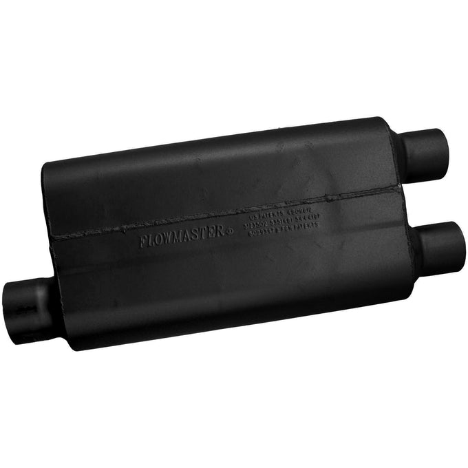 Flowmaster 50 Series Delta Flow Chambered Muffler<br>3.00 Offset In / 2.50 Dual Out