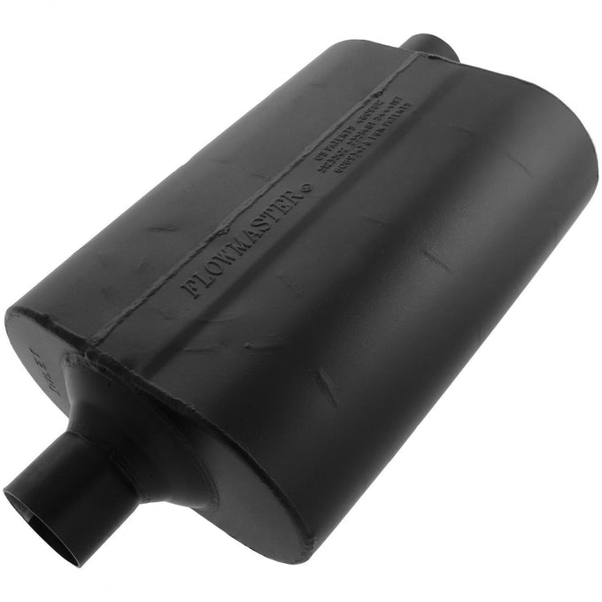 Flowmaster 60 Series Delta Flow Chambered Muffler<br>2.25 Center In / 2.25 Offset Out