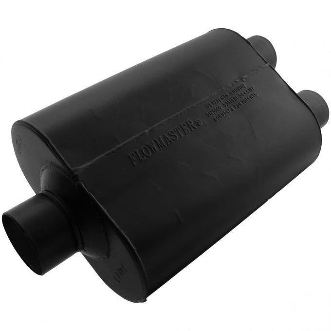 Flowmaster Super 40 Series Chambered Muffler<br>3.00 Center In / 2.50 Dual Out