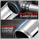 2.5 in. OD 45 Degree Bend Intercooler Pipe <br> Overall Length 23.65 in.