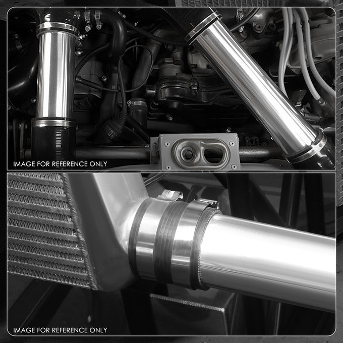 2.5 in. OD 23.65 in. L Straight Intercooler Piping <br> 9-Gauge Wall Thickness