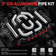 3 in.OD FMIC Piping Kit w/ Couplers & Clamps <br> Pipes are 23.65 in. Long Each