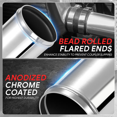3 in. OD 90 Degrees Bend Intercooler Piping <br> 9-Gauge Wall Thickness