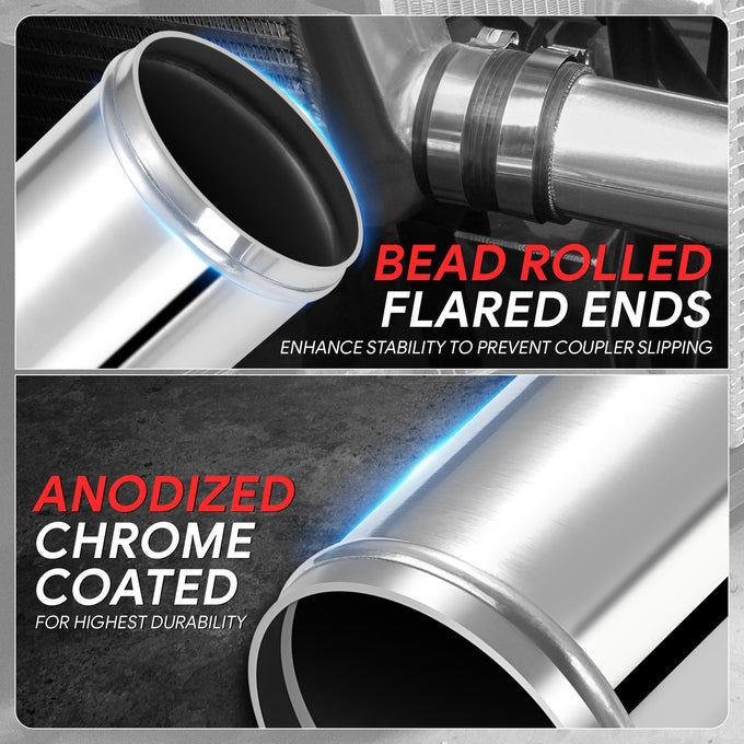 3 in. OD 90 Degrees Bend Intercooler Piping <br> 9-Gauge Wall Thickness