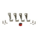 Square OE Fuel Rail Bracket Kit w/ Factory Rails<br>Universal