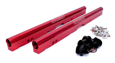 Red Billet Fuel Rail Kit for LS2 LSXr Intake Manifolds<br>Universal