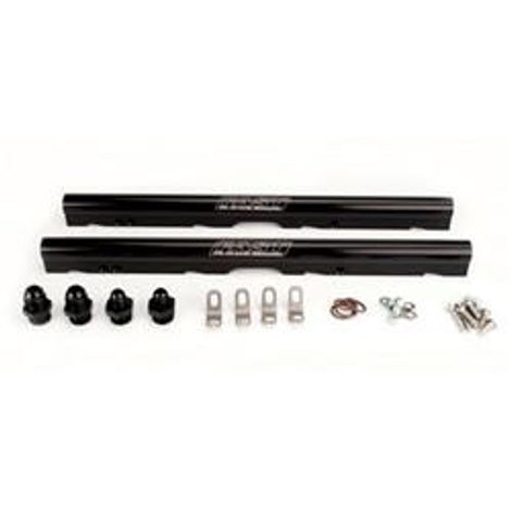 Black Billet Fuel Rail Kit for LS2 LSXr<br>Universal