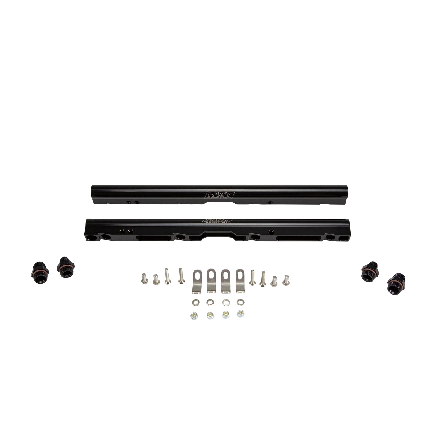 Black Billet Fuel Rail Kit Intake Manifolds<br>Universal