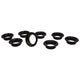 LSXHR 103mm Intake Manifold Short Velocity Stack Set<br>06-17 GM, Pontiac, Hummer