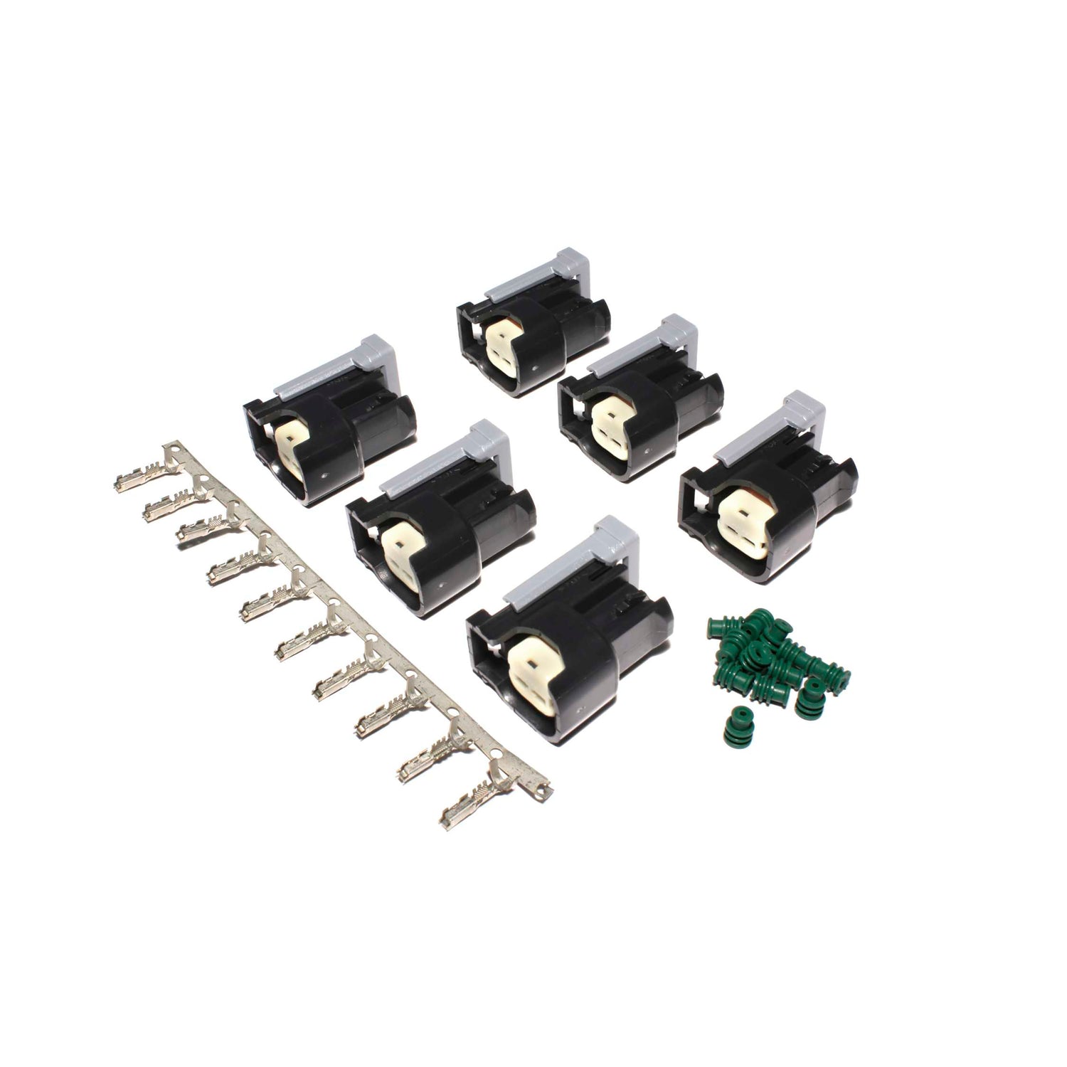 USCAR/EV6 Fuel Injector Connector - Set of 6<br>Universal