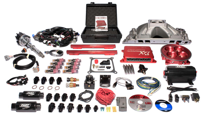 XFI 2.0 Chevrolet Big Block EFI Kit w/Red TB&550 HP<br>63-89 Chevy, GMC, Pontiac, Olds, Iso, Excalibur
