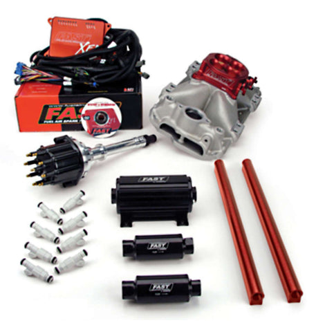 XFI 2.0 Chevy Small Block EFI Kit w/ Red TB and 550 HP<br>57-97 GM, Checker, Studebaker, Iso, Bizzarrini