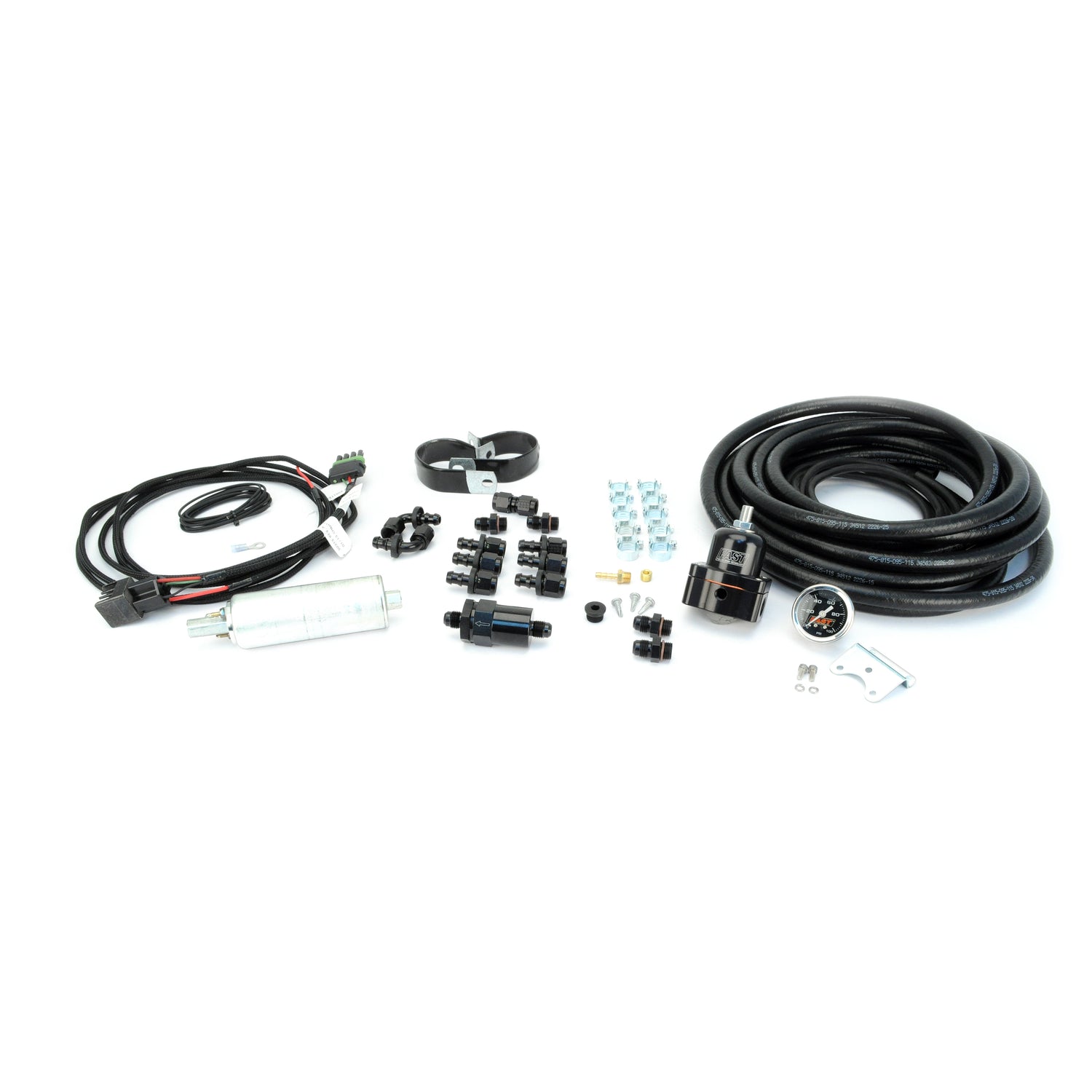 Master Inline Fuel Pump Kit w/ Hose and Fittings<br>Universal
