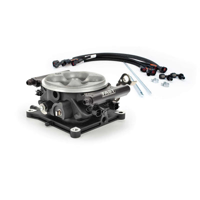 EZ Fuel Dual Quad Upgrade Kit for EZ TB EFI Kits<br>52-90 GM, Ford, Chrysler, AMC, Jeep, Checker