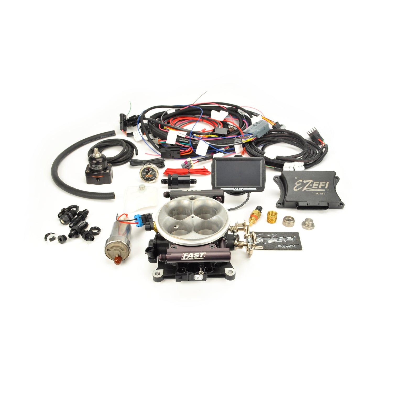 EZ Fuel Self-Tuning TB Injection Kit w/ In-Tank Pump<br>52-90 GM, Ford, Chrysler, AMC, Jeep, Checker