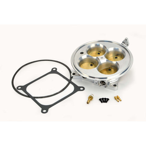 Polished 4150 Flange Air Only TB for Multiport EFI<br>Universal
