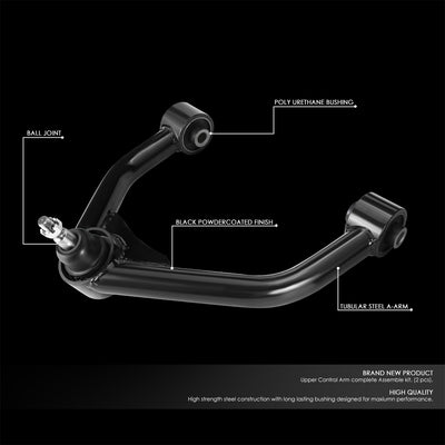 2-4 in. Lift Front Upper Control Arms <br> 15-22 Chevy Colorado, GMC Canyon