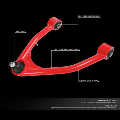 2-4 in. Lift Front Upper Control Arms <br> 07-15 Chevy Silverado Suburban/GMC Sierra 1500