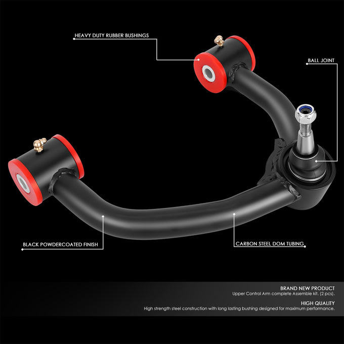 Red Powdercoated Front Upper Control Arms<br>21-25 Ford F-150