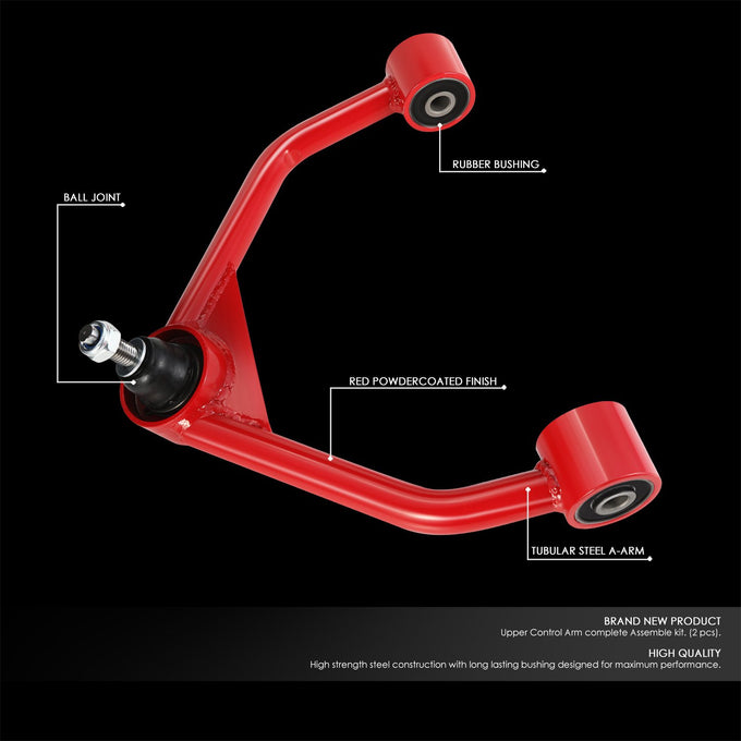 Front Upper Control Arms (Red) <br>19-22 Ram 1500