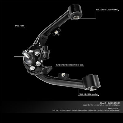 2-4 in. Front Upper Control Arms <br> 99-07 Chevy Silverado/GMC Sierra 1500 Classic
