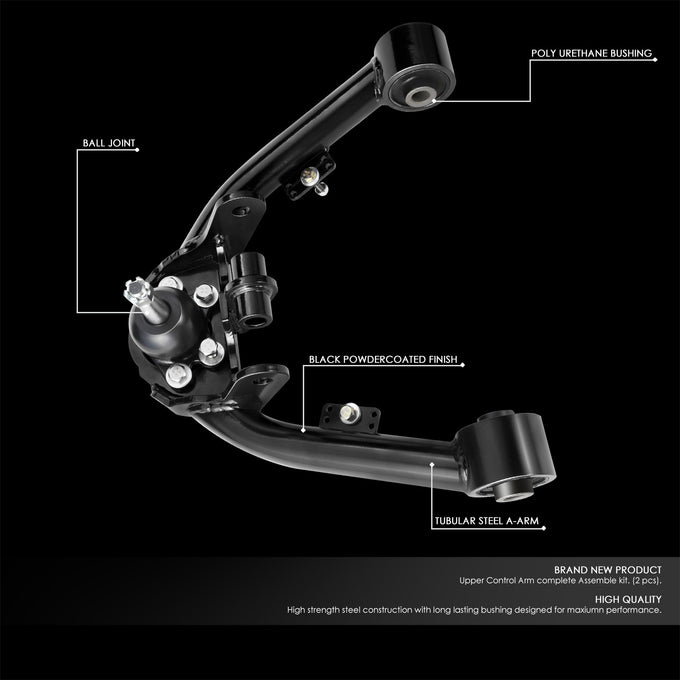 2-4 in. Front Upper Control Arms <br> 99-07 Chevy Silverado/GMC Sierra 1500 Classic
