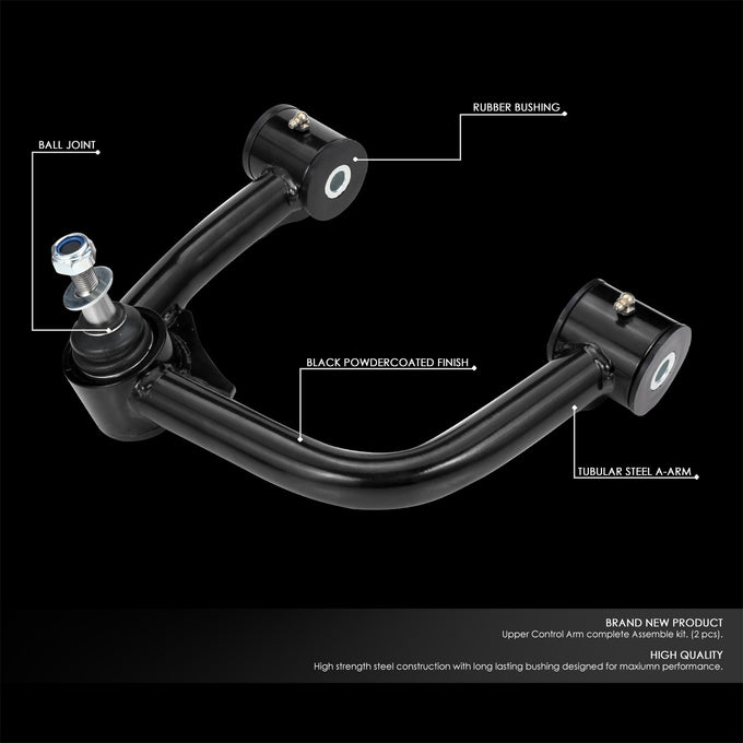 Pair of Front Upper Control Arms (Left & Right) <BR>05-24 Toyota Tacoma