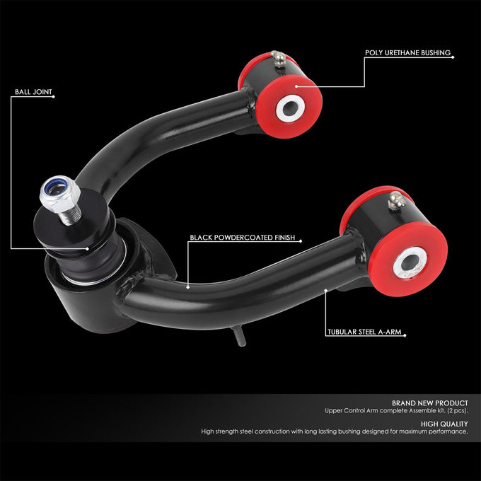 Front Upper Control Arms (Black) <br>96-02 Toyota 4Runner,95-04 Tacoma