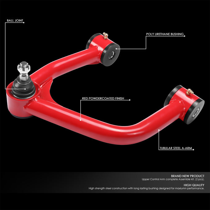 2-4 in. Lift Front Upper Control Arms <br> 08-22 Toyota Sequoia, 07-21 Tundra