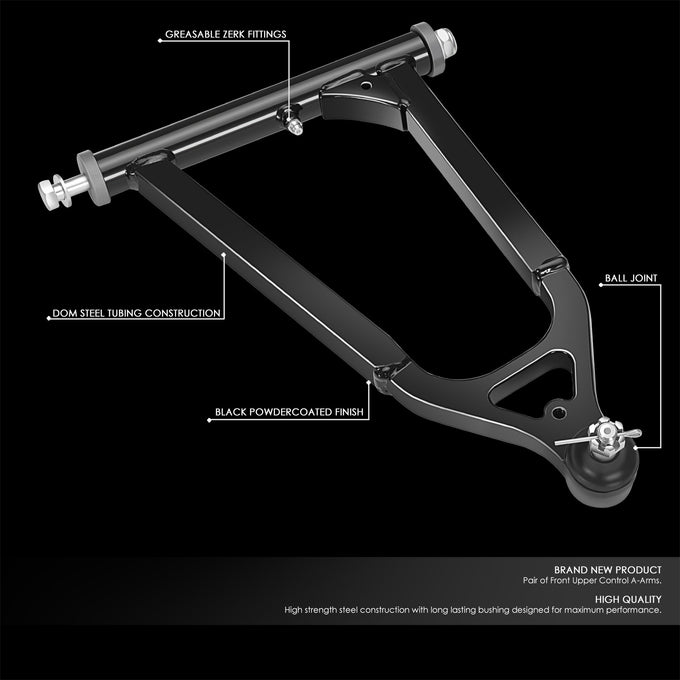Tubing Front Upper Control A-Arms <br> 06-24 Yamaha Raptor 700 /700R YFM700R