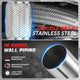 2.25 in. OD 10 in. L Double Braid Exhaust Flex Pipe <br> 6 in. Flex Section