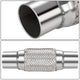2.25 in. OD 10 in. L Double Braid Exhaust Flex Pipe <br> 6 in. Flex Section
