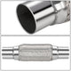2.25 in. OD 12 in. L Double Braid Exhaust Flex Pipe <br> 8in. Flex Section