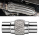 2 in. OD 8 in. L Double Braid Exhaust Flex Pipe <br> 4 in.Flex Section