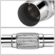 2.5 in. OD 10 in. L Double Braid Exhaust Flex Pipe <br> 6 in. Flex Section