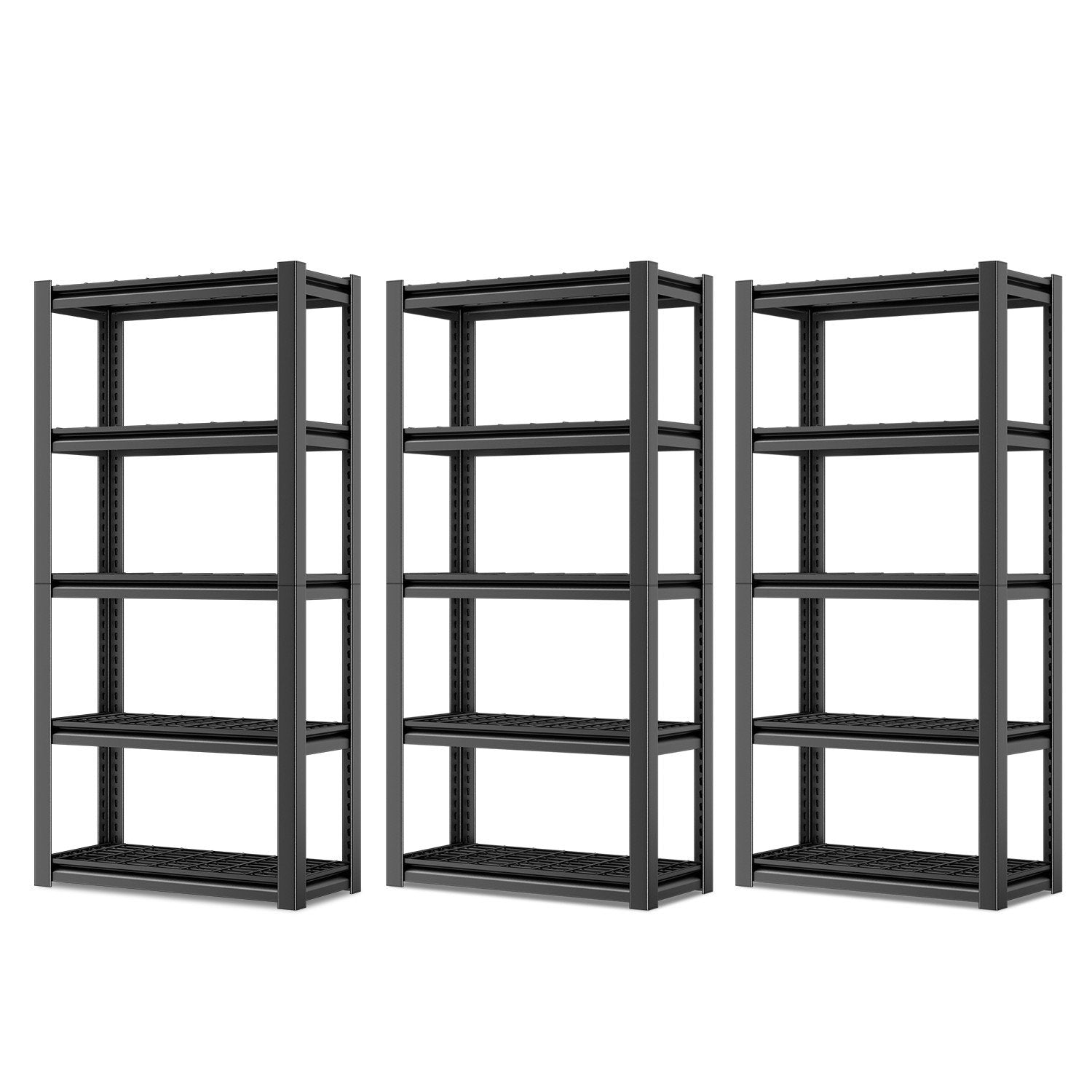 5-Tier Shelves 72in. Adjustable Storage Shelving <br>Universal
