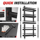 5-Tier Shelves 72in. Adjustable Storage Shelving <br>Universal