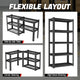 5-Tier Shelves 72in. Adjustable Storage Shelving <br>Universal