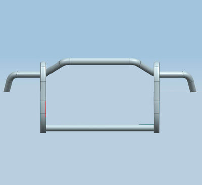 Tubular Grille Guard Light Duty 21-24 Ford bronco