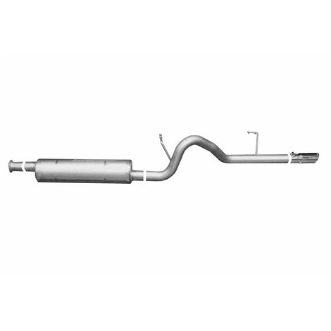 2.5in Aluminized Cat-Back Single Exhaust w/3.5in Tip <br> 2002-2007 Jeep Liberty 2.4L,3.7L