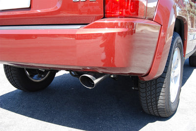 2.5in Aluminized Cat-Back Single Exhaust w/3.5in Tip <br> 2008-2012 Jeep Liberty 3.7L