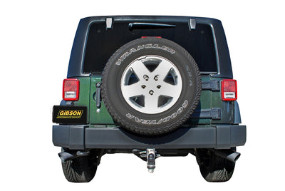 2.5in Cat-Back Dual Extreme Exhaust w/4in Tip <br> 2007-2017 Jeep Wrangler 3.8L,3.6L