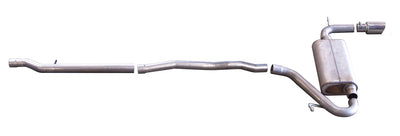 2.25in Aluminized Cat-Back Single Exhaust w/3in Tip <br> 2007-2013 Jeep Patriot 2.4L